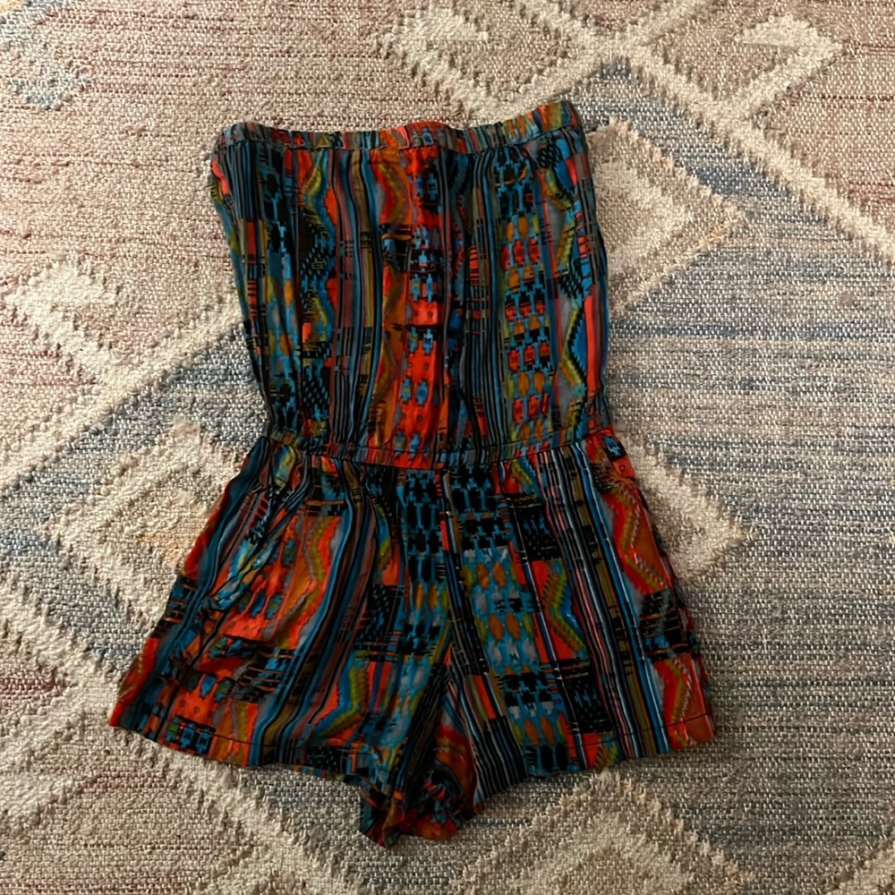 Strapless Romper